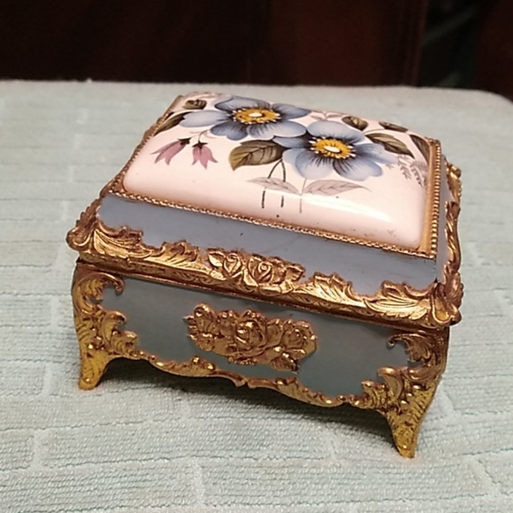 Vintage Music Trinket Box.